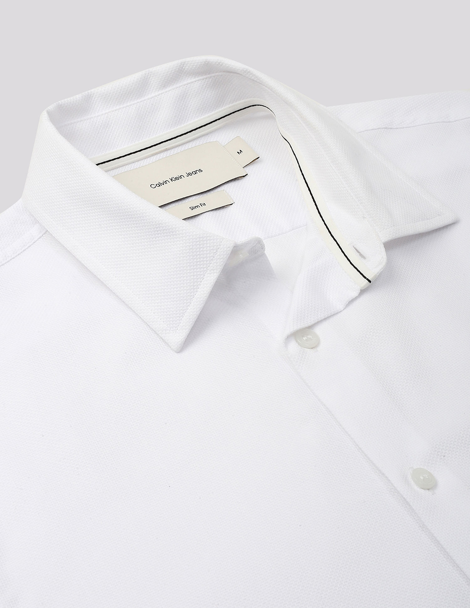 Calvin Klein Jeans Honeycomb Structure Shirt