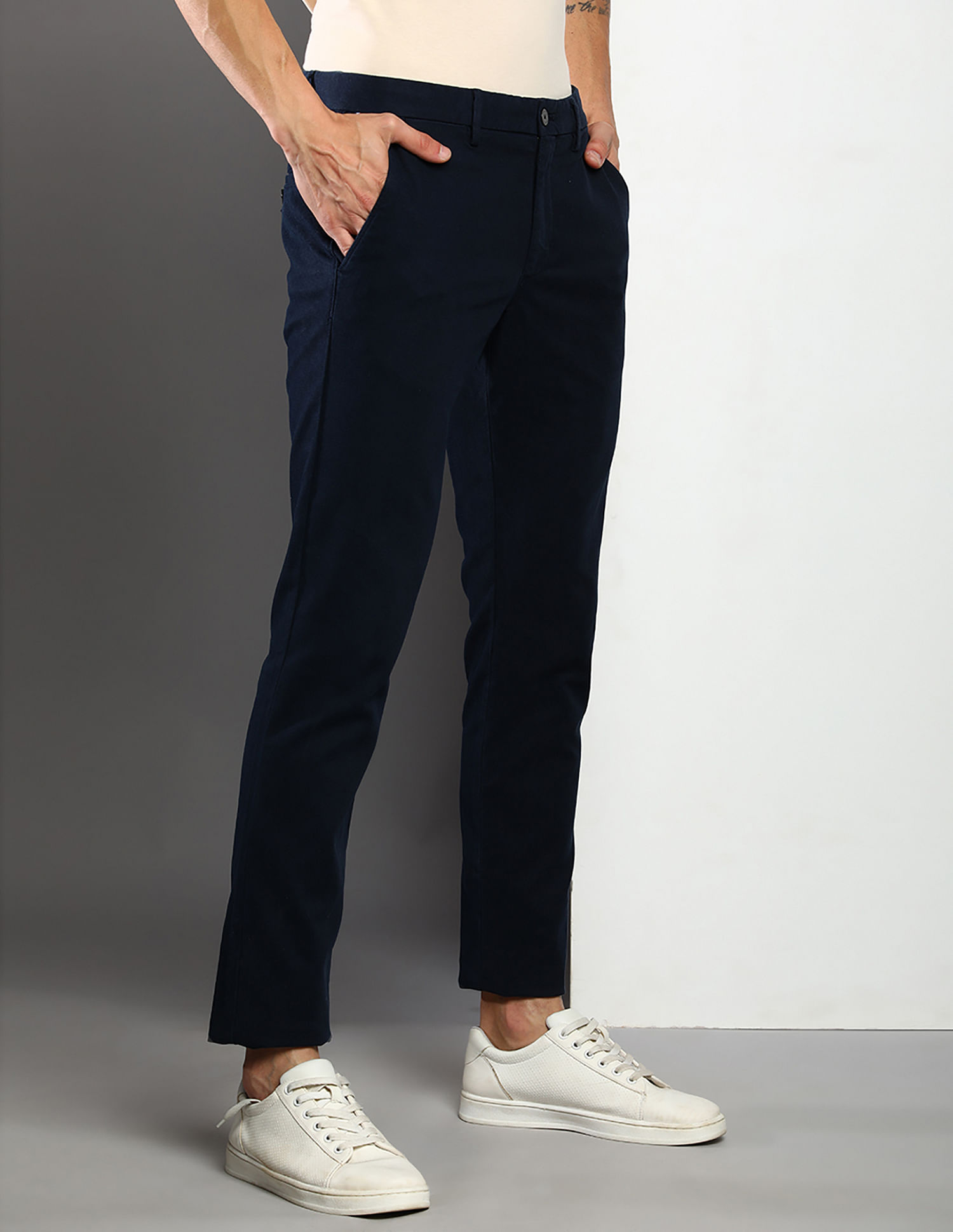 Tommy Hilfiger Honeycomb Slim Fit Casual Trousers