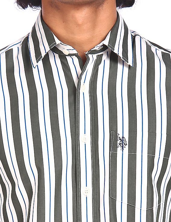 U.S. Polo Assn. Long Sleeve Striped Shirt