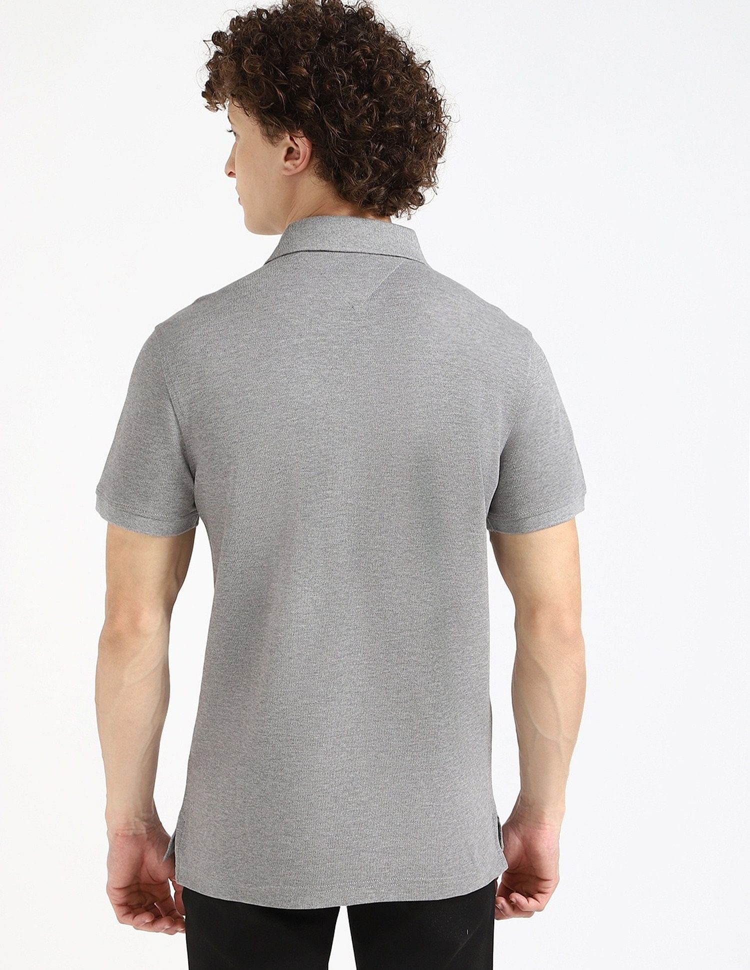 Tommy Hilfiger Printed Slim-Fit Cotton Polo Shirt
