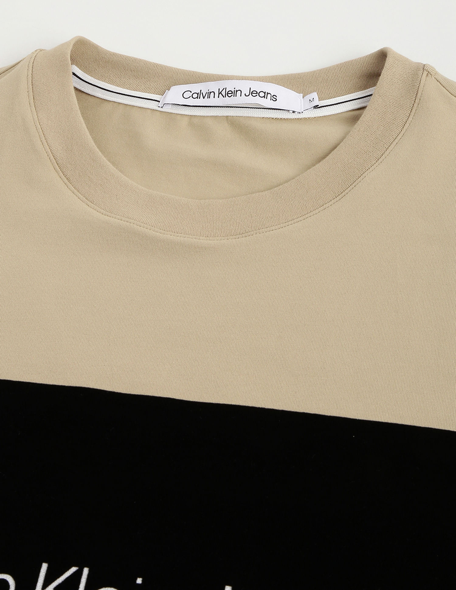 Calvin Klein Institutional Flock Print T-Shirt