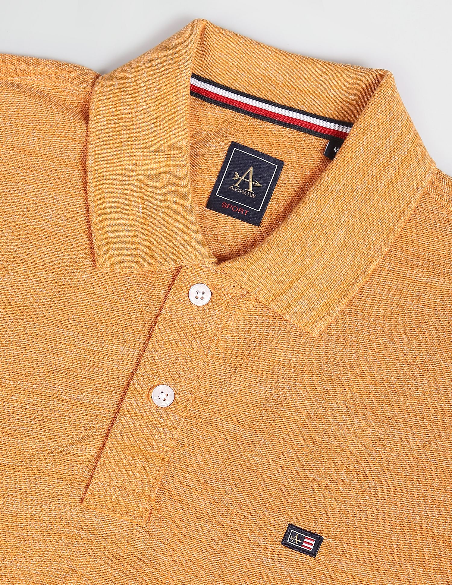 Arrow Sports Heathered Pique Polo Shirt