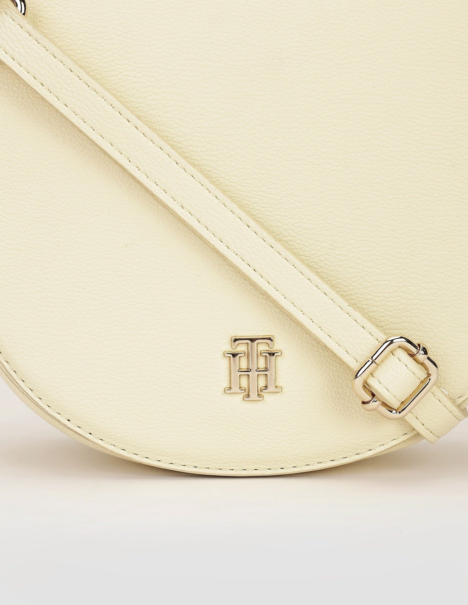 Tommy Hilfiger Solid Yellow PU Sling Bags