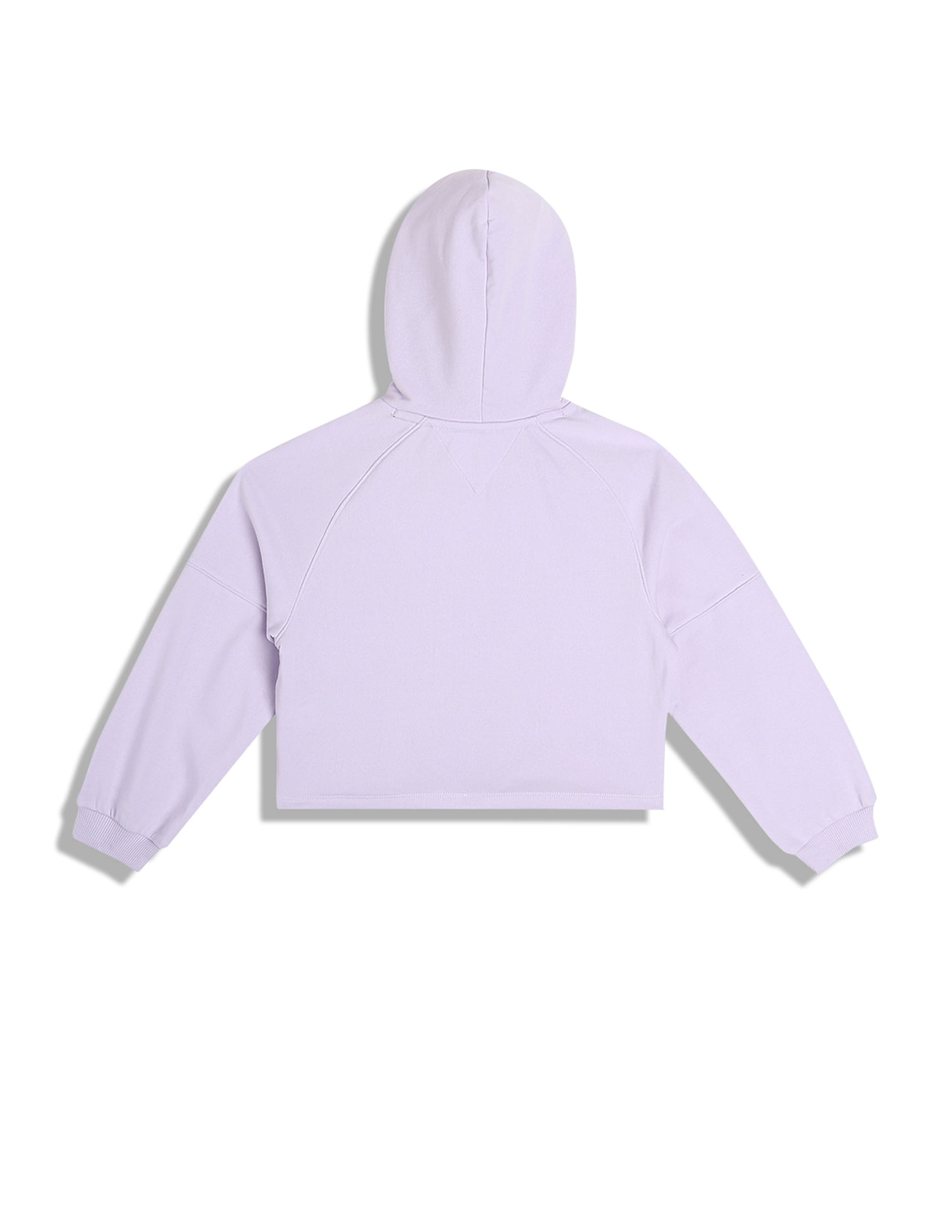 Tommy Hilfiger Kids Girls Sustainable Solid Hooded Sweatshirt