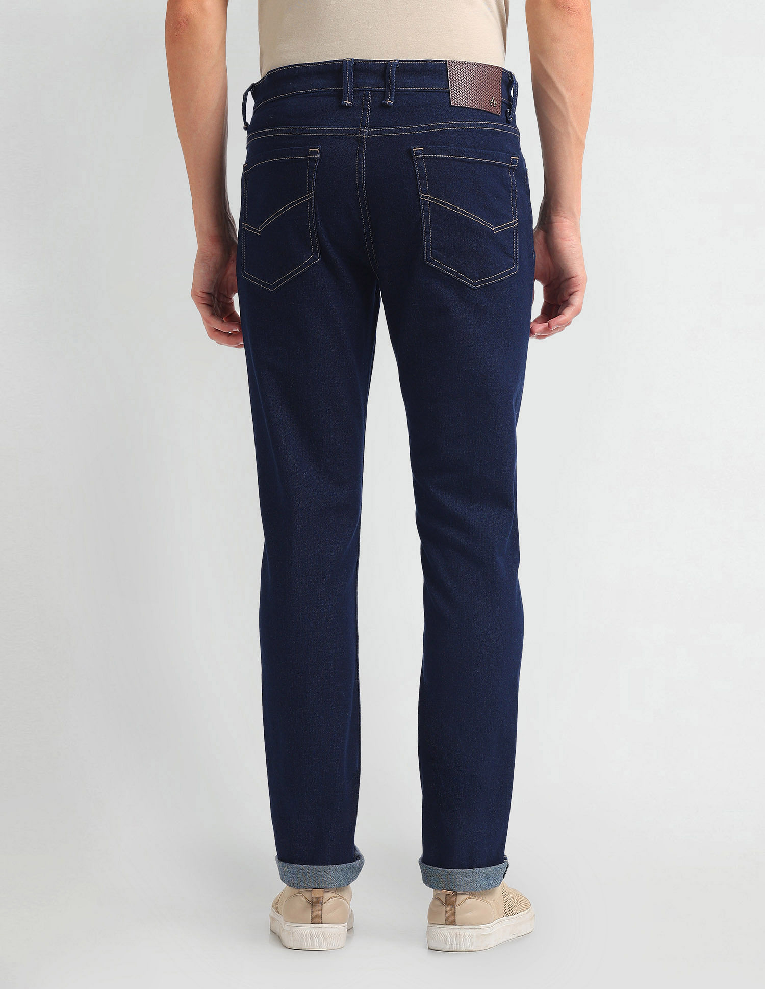 Arrow Sports Mid Rise Jameson Slim Fit Jeans