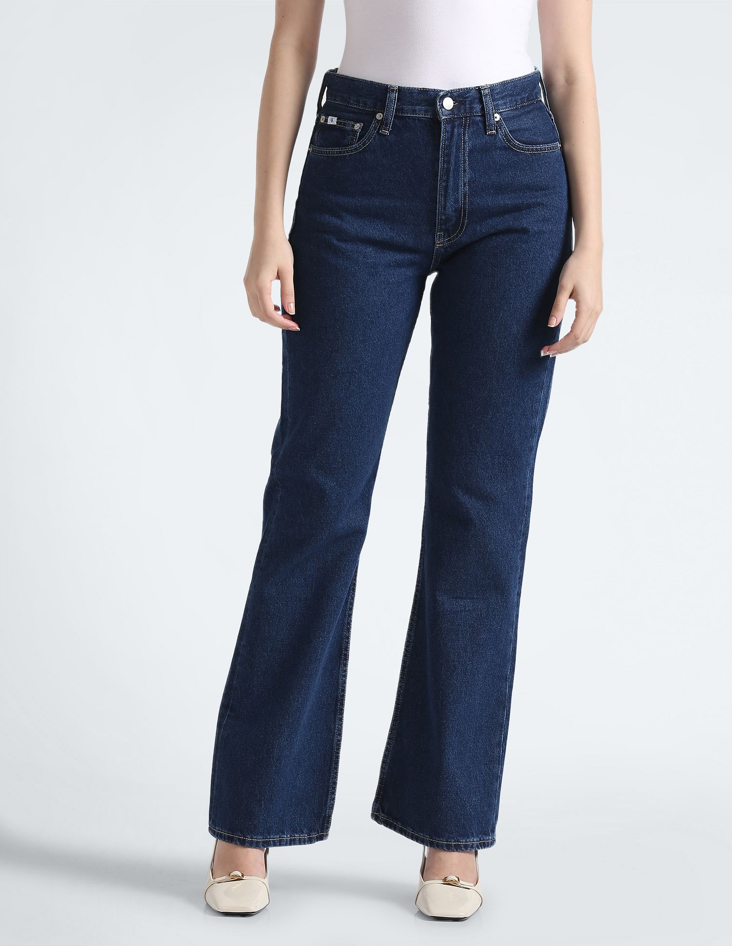 Calvin Klein Jeans Authentic Bootcut Fit Rinsed Jeans