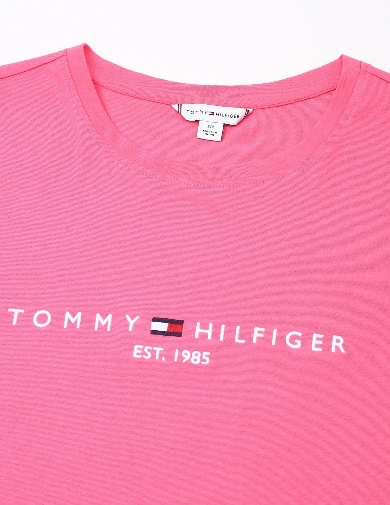 Tommy Hilfiger Embroidered Logo Regular-Fit Cotton T-Shirt