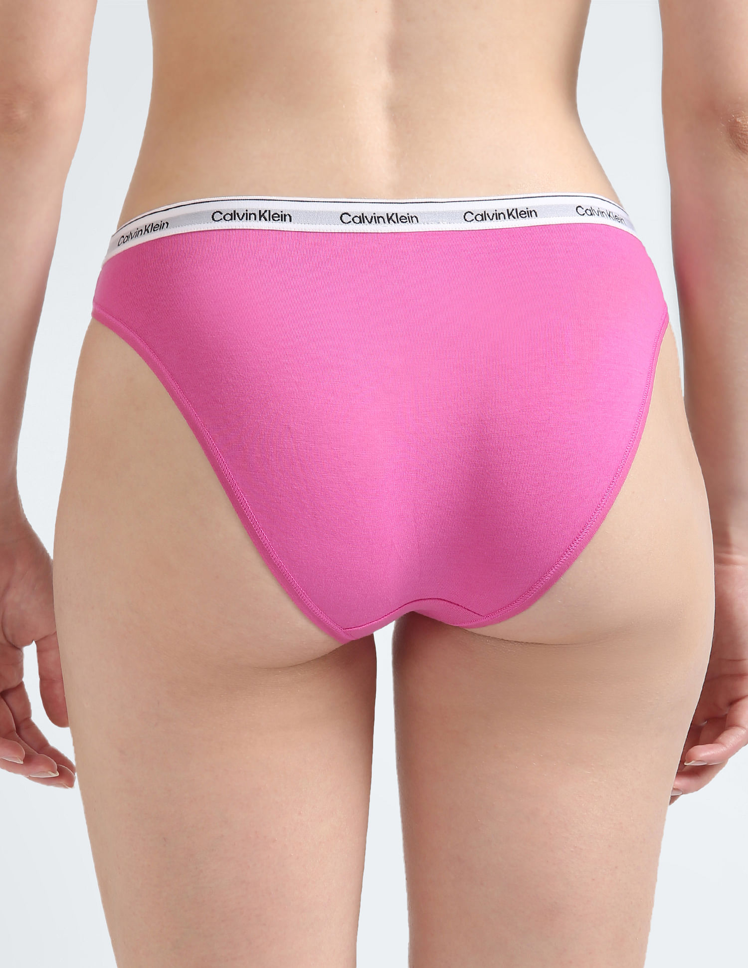 Buy Calvin Klein Underwear Women Pink Elasticized Waistband Solid Bikini  Panty - NNNOW.com
