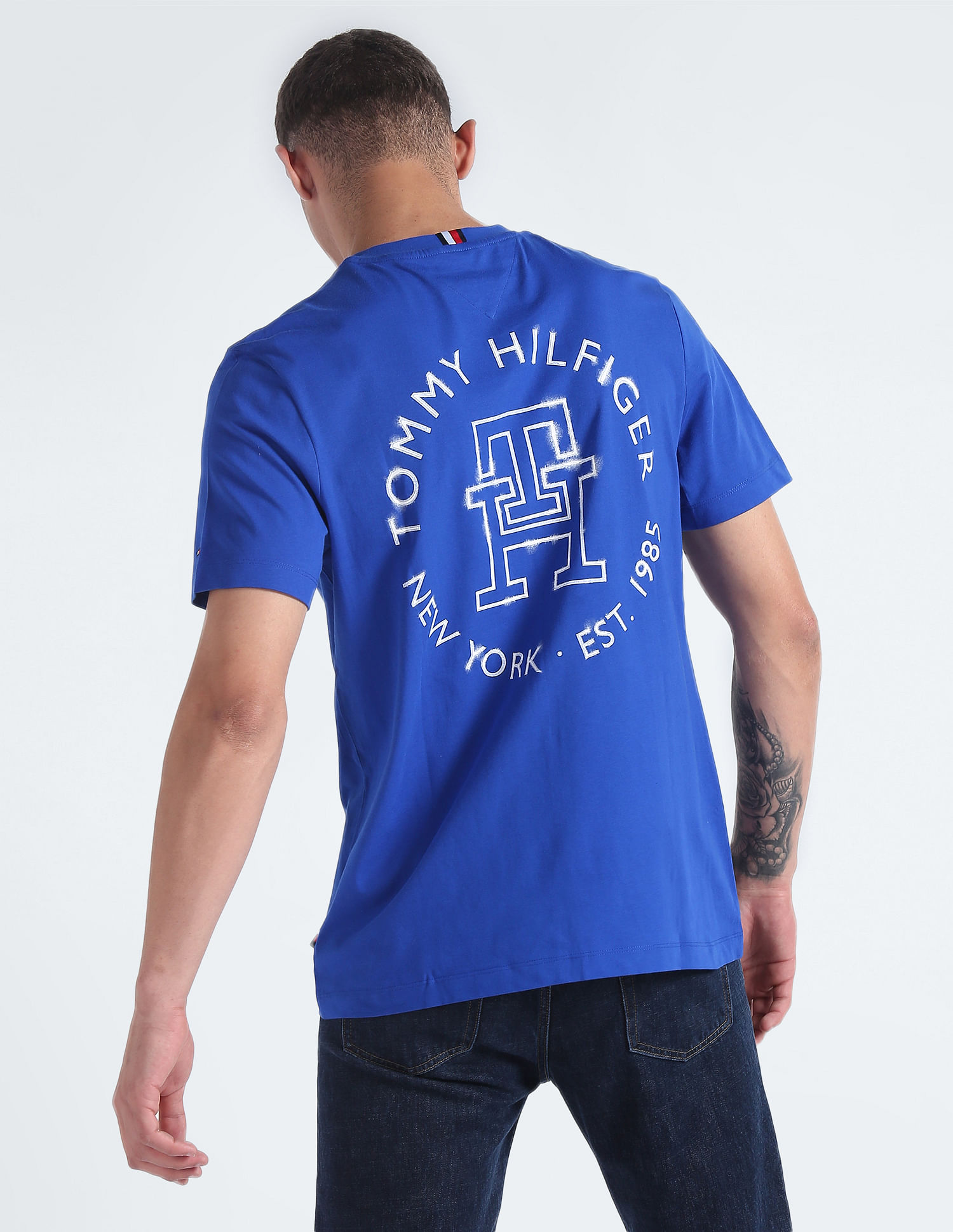 Tommy Hilfiger Round Monogram Ink Sustainable T-Shirt