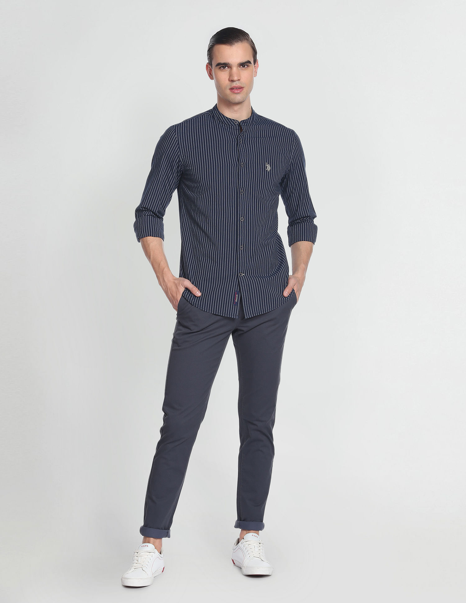 U.S. Polo Assn. Denim Co. Classic Striped Shirt