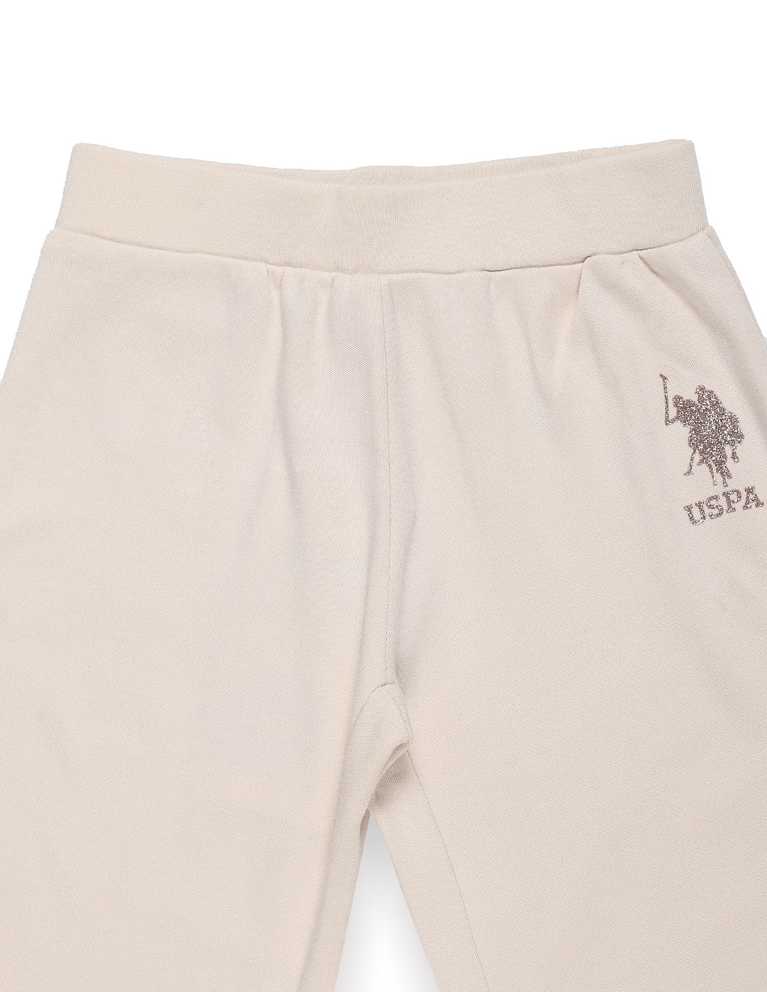 U.S. Polo Assn. Kids Girls Logo Track Pants