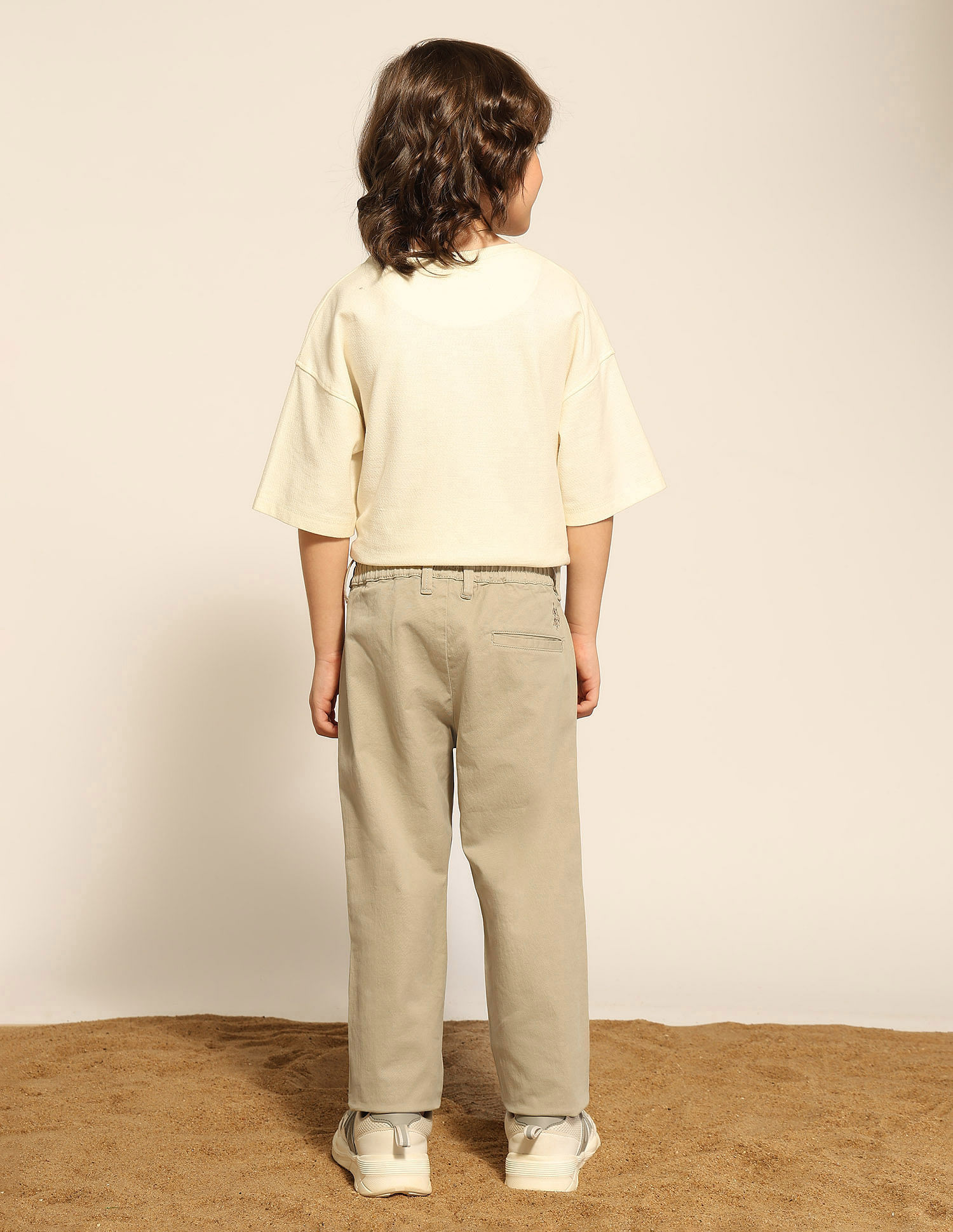 U.S. Polo Assn. Kids Boys Pure Cotton Twill Trousers