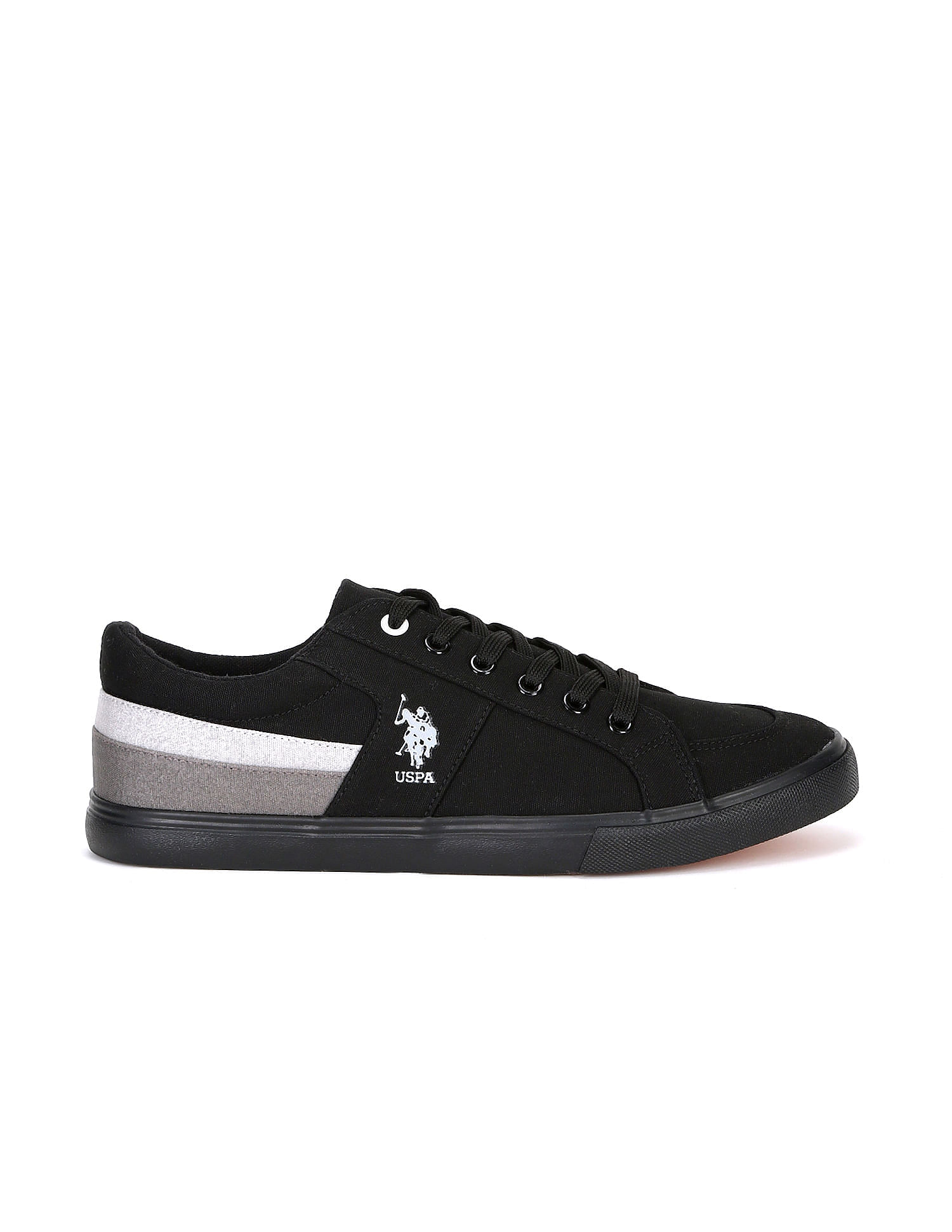 Black polo shop casual shoes