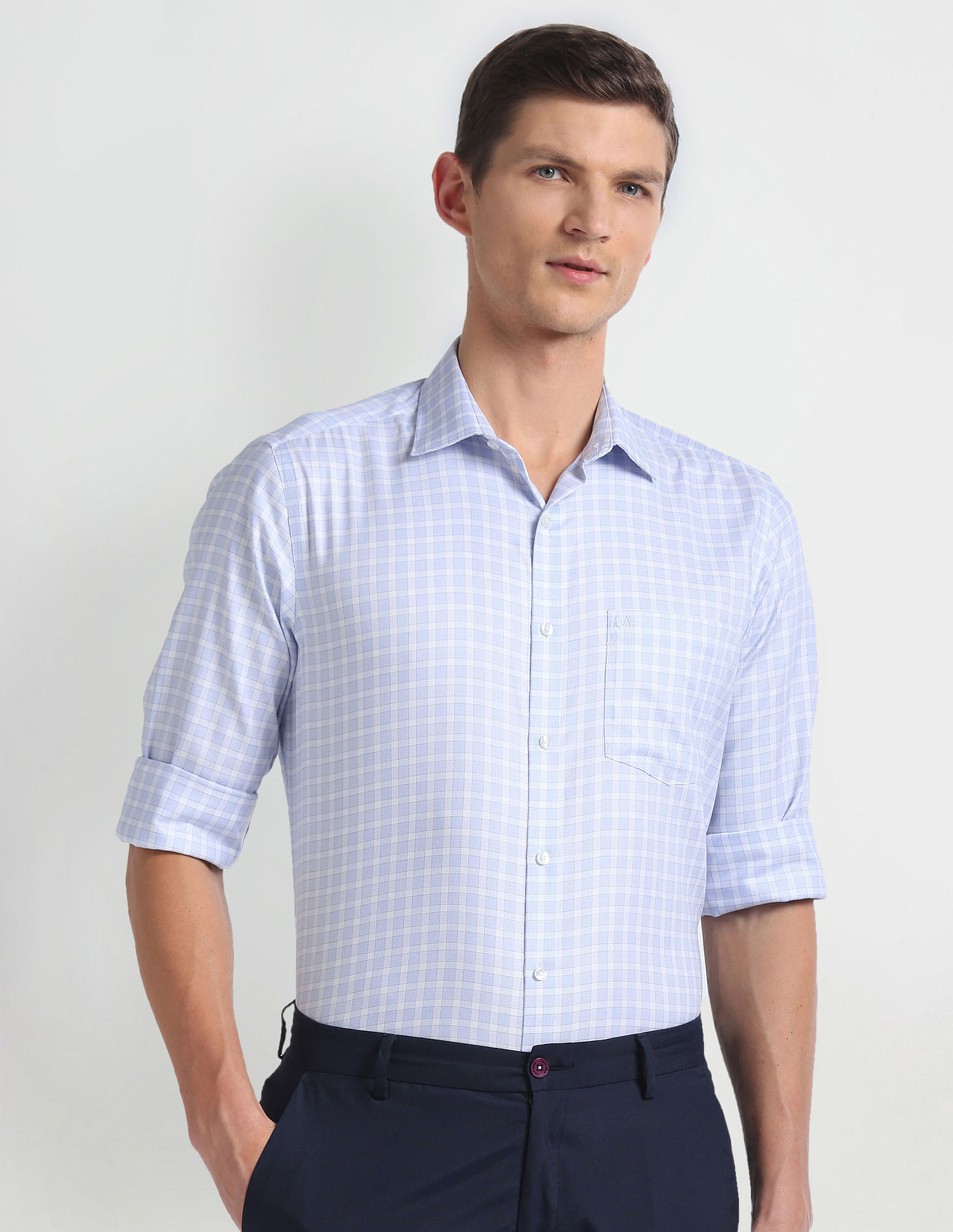 Arrow Pure Cotton Check Shirt
