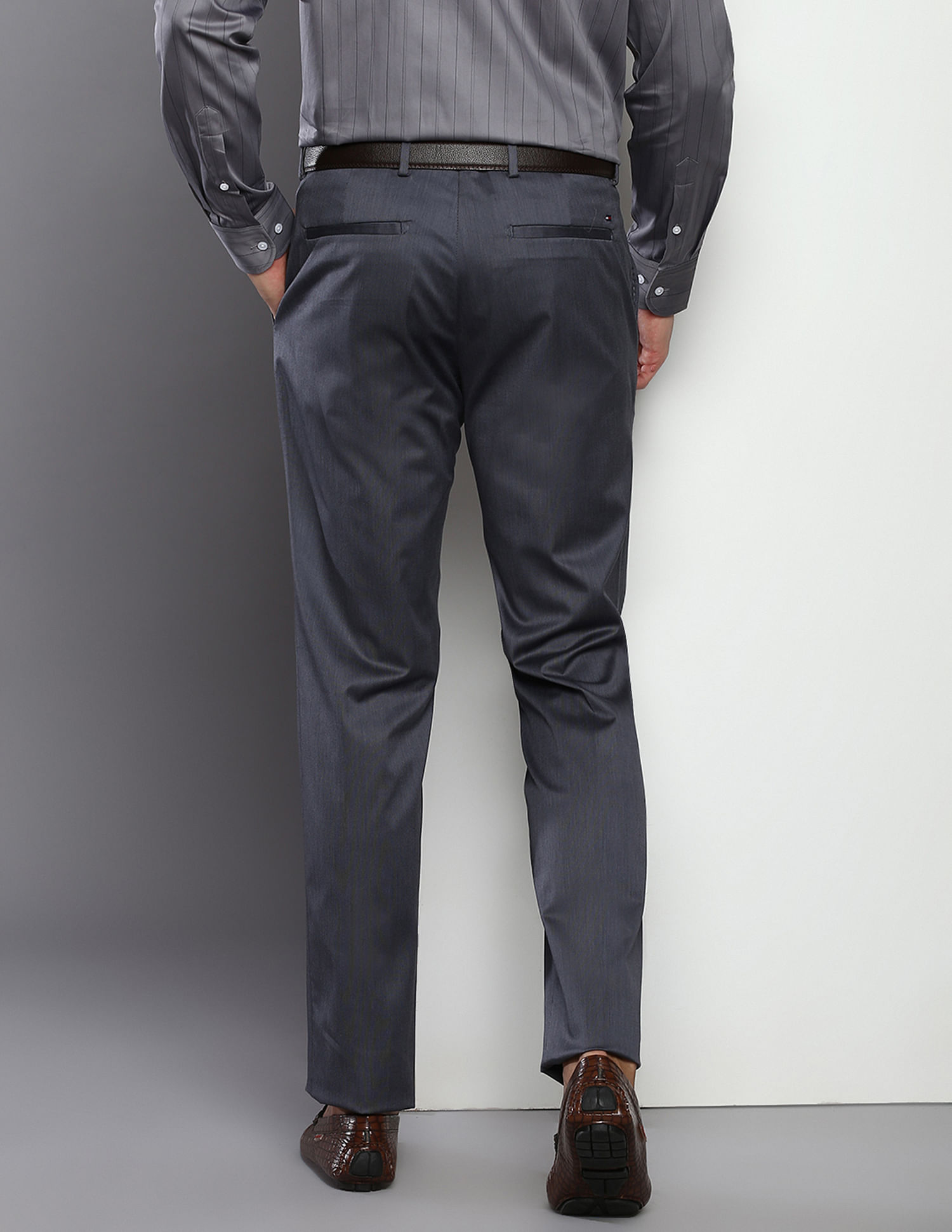 Tommy Hilfiger Mid Rise Solid Trousers