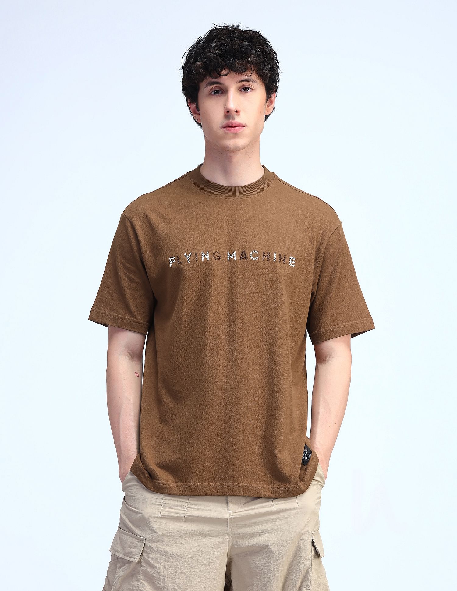 Flying Machine Cotton Relaxed Fit T-Shirt