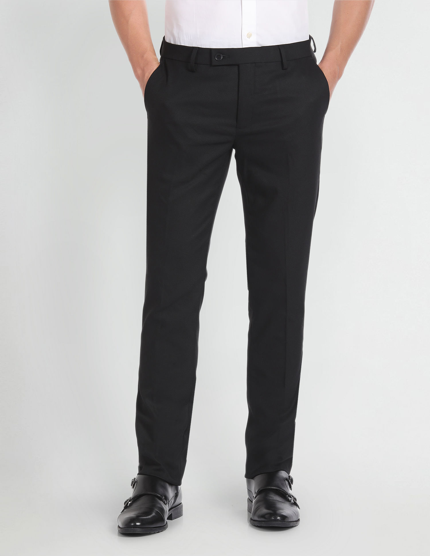 Arrow Mid Rise Patterned Trousers