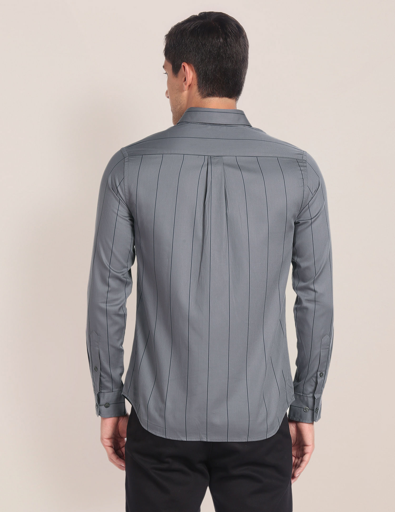 U.S. Polo Assn. Cutaway Collar Vertical Stripe Shirt