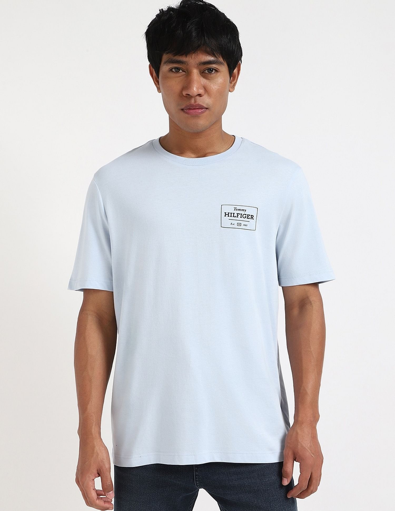 Tommy Hilfiger Logo Regular-Fit Cotton T-Shirt
