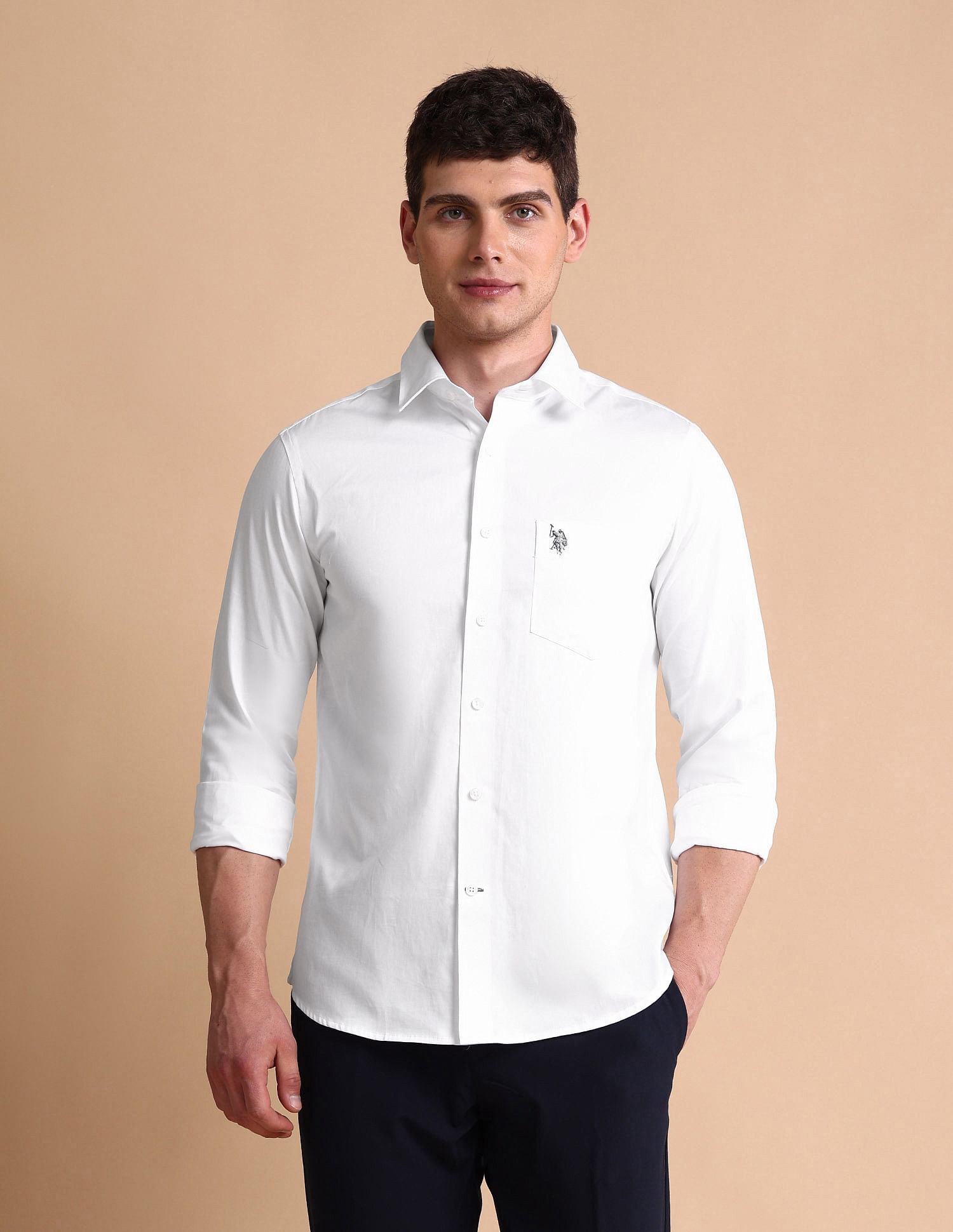U.S. Polo Assn. Pure Cotton Tailored Fit Shirt