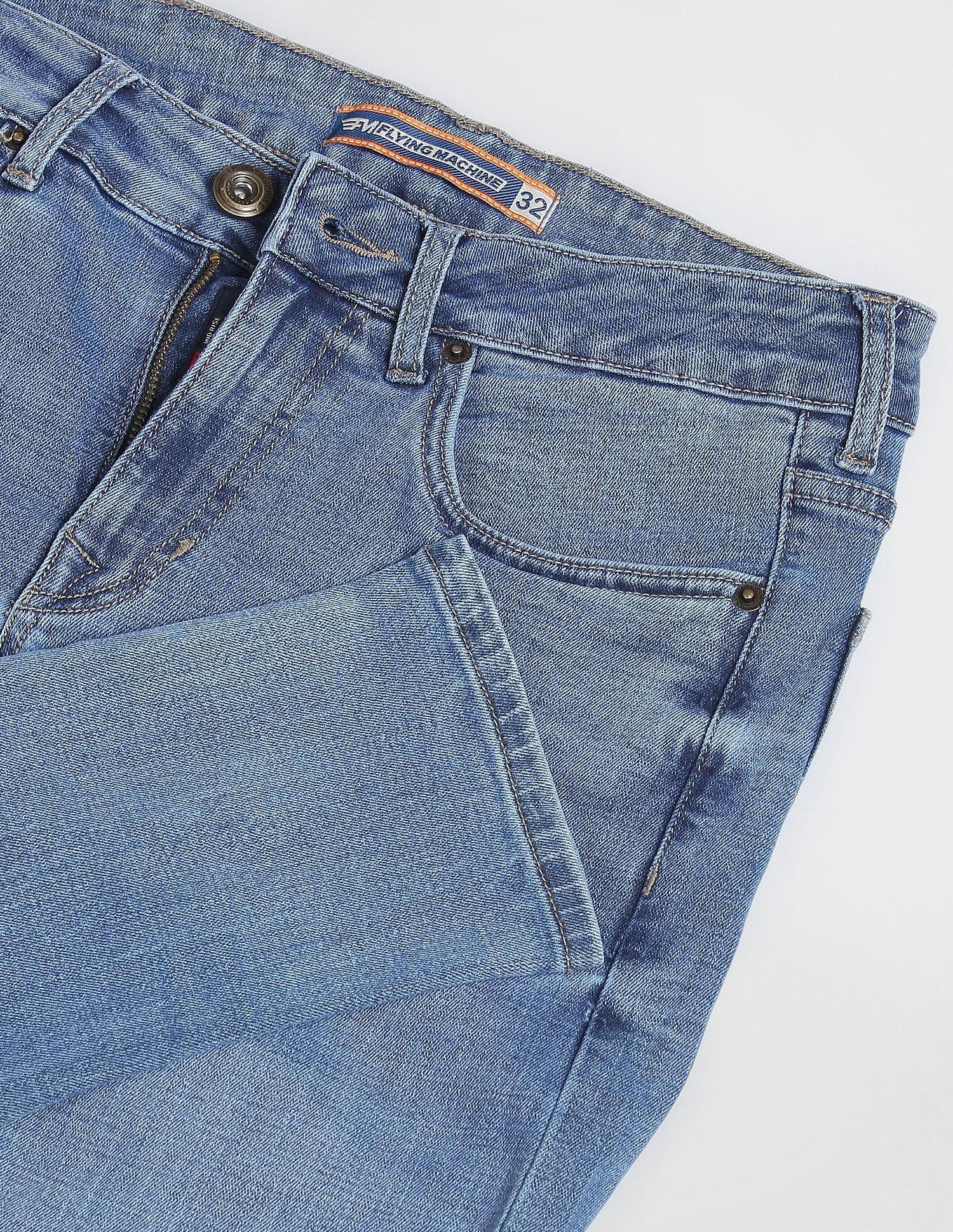 Flying Machine Jackson Skinny Fit Low Rise Jeans