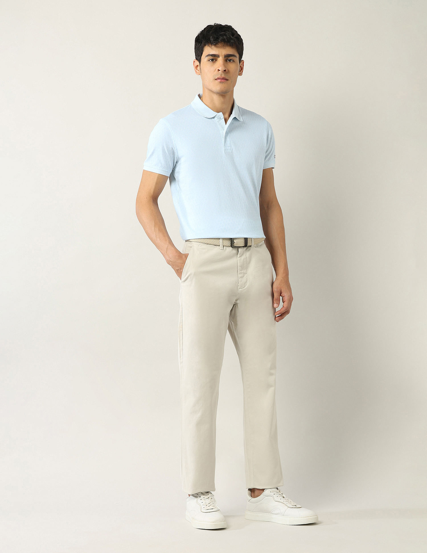 Arrow Sport All Over Printed Spring Sorbet Polo Shirt