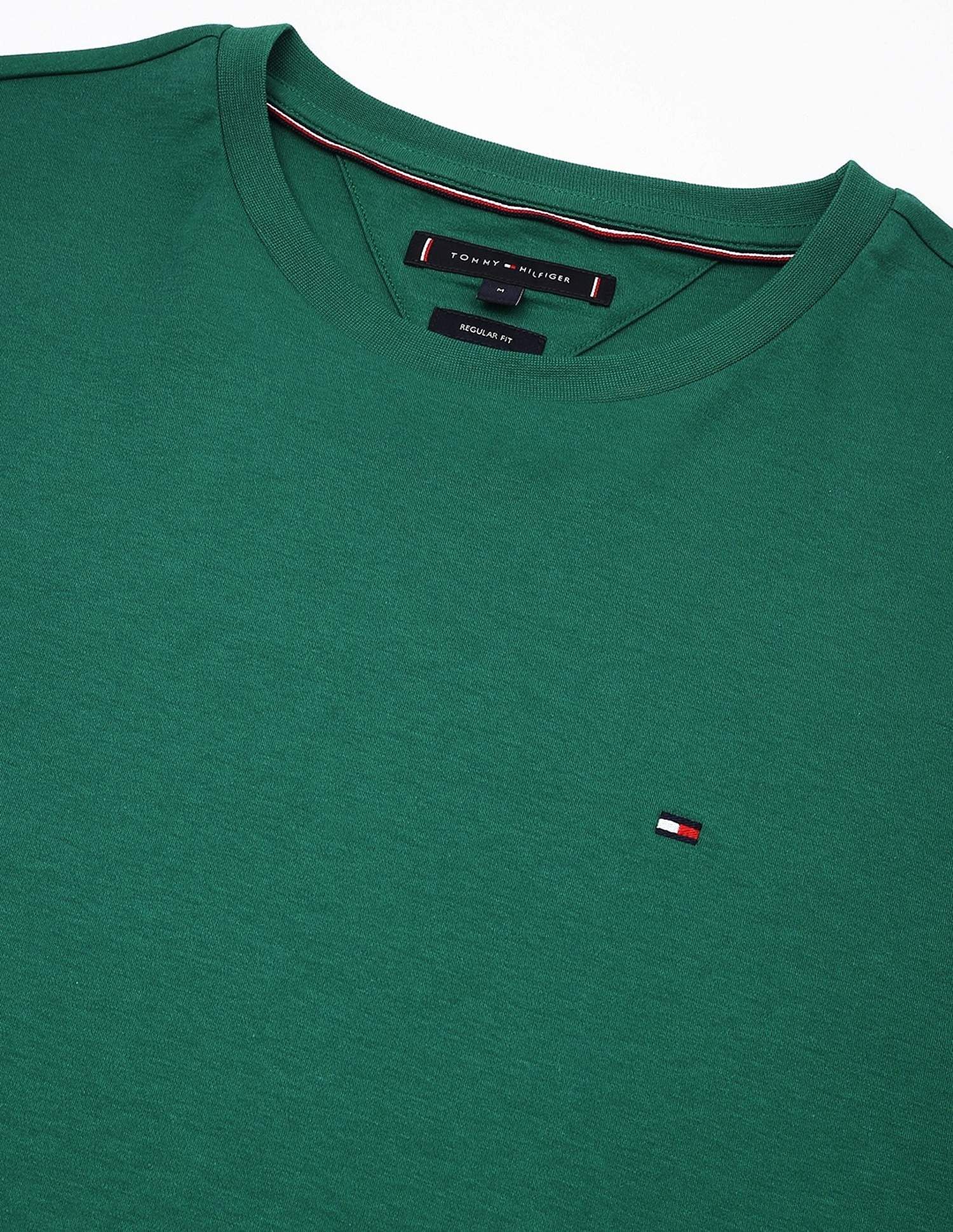 Tommy Hilfiger Solid Regular-Fit Cotton T-Shirt