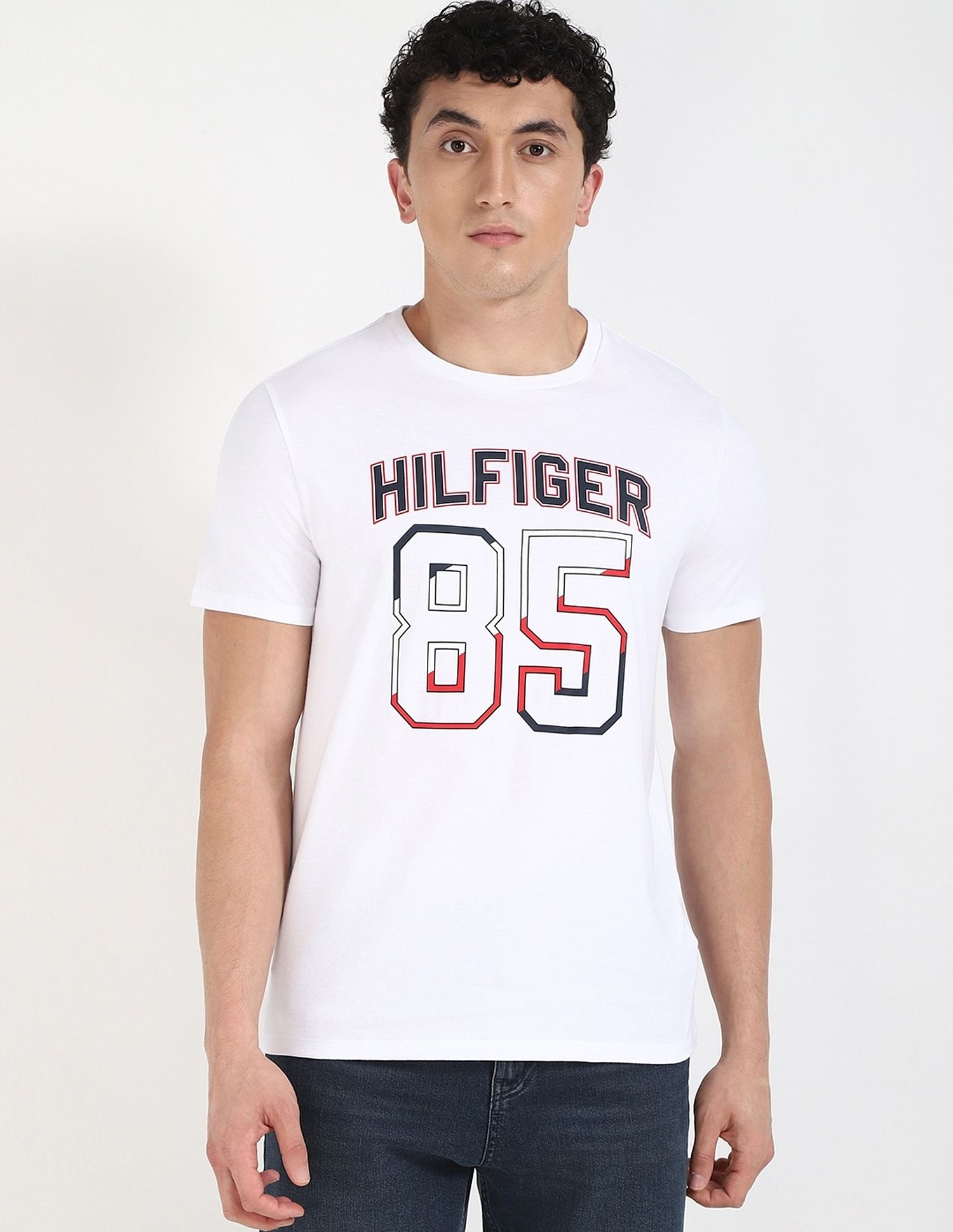 Tommy Hilfiger Logo Regular-Fit Cotton T-Shirt