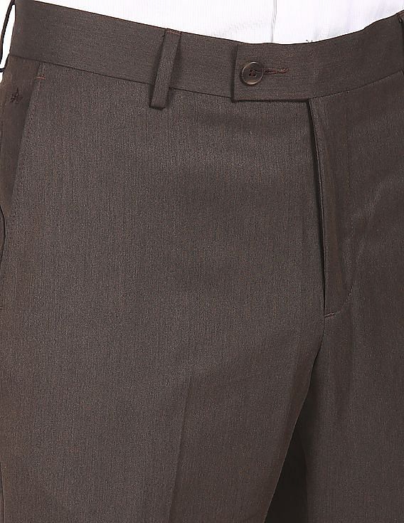 Cavani Albert Tweed Suit Trousers Brown