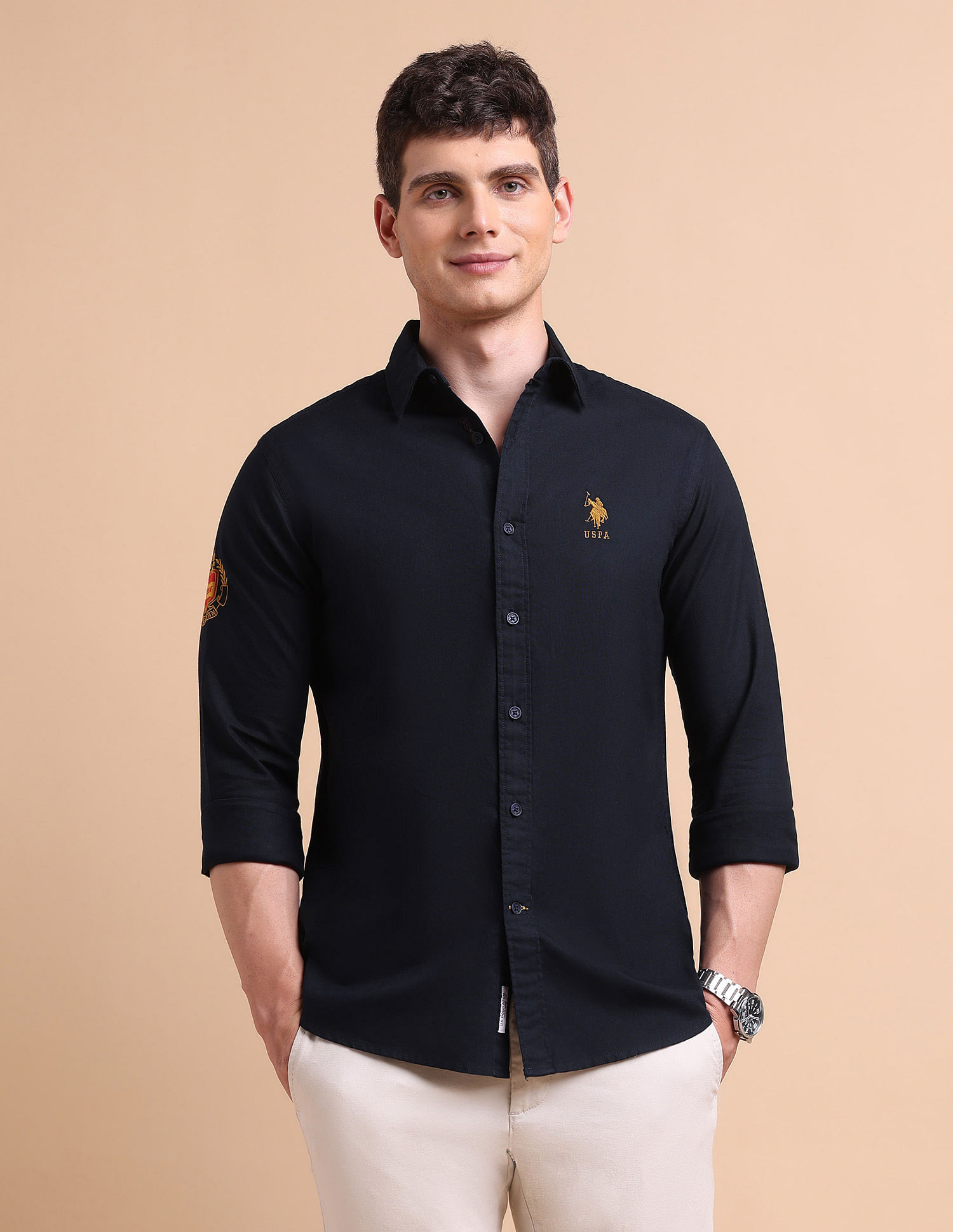 U.S. Polo Assn. Pure Cotton Tailored Fit Oxford Shirt