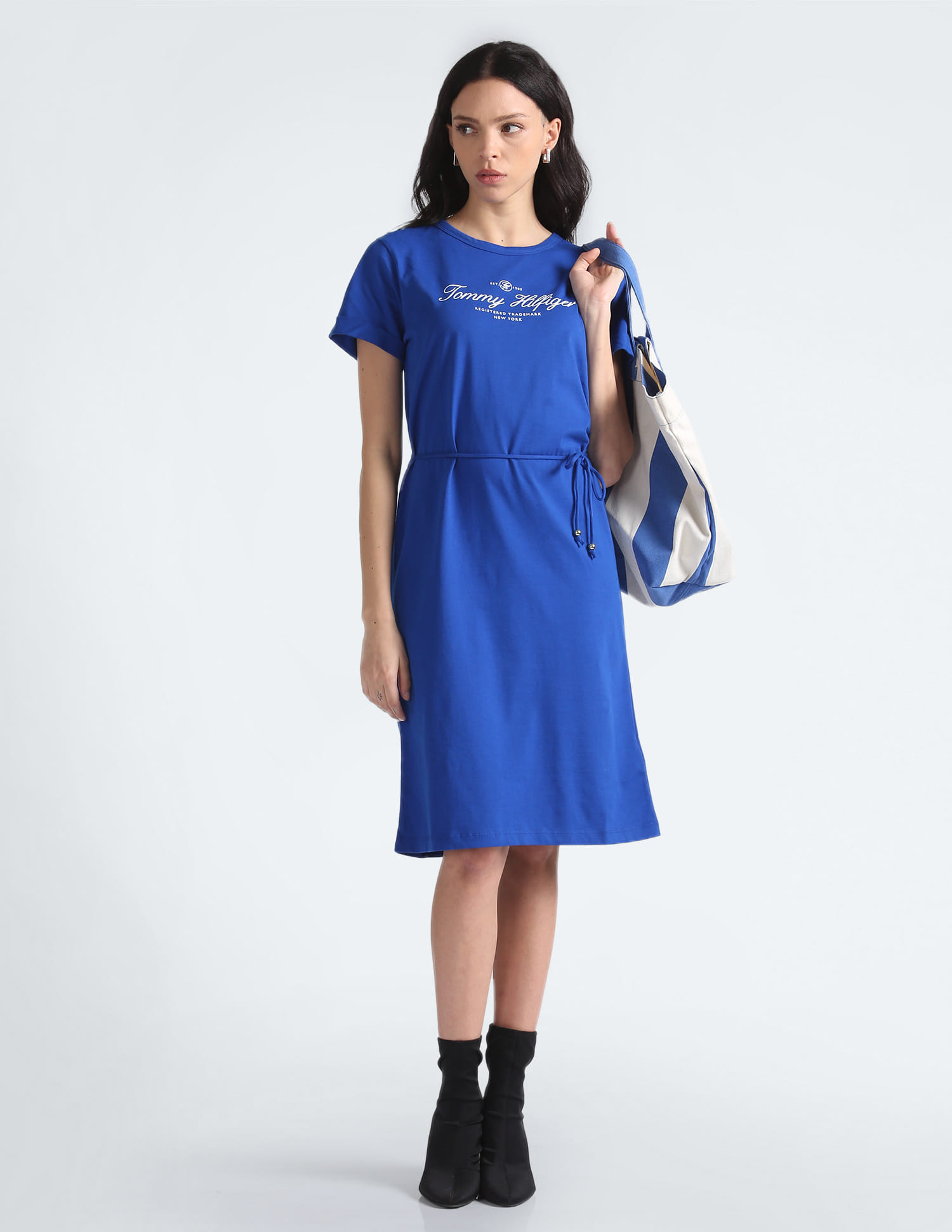 Buy Tommy Hilfiger Brand Print 1985 T-Shirt Dress - NNNOW.com Buy Tommy Hilfiger Brand Print 1985 T-Shirt Dress - NNNOW.com