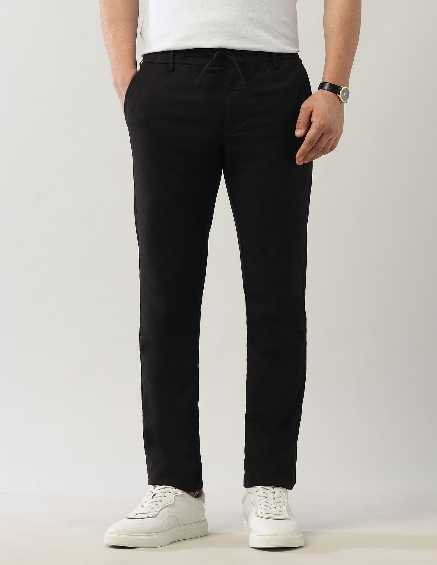 Arrow Sport Textured Night Is Young Trousers