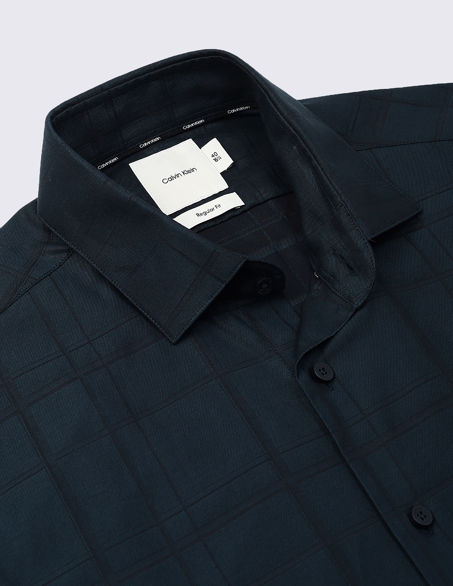 Calvin Klein Jeans Windowpane Checked Shirt