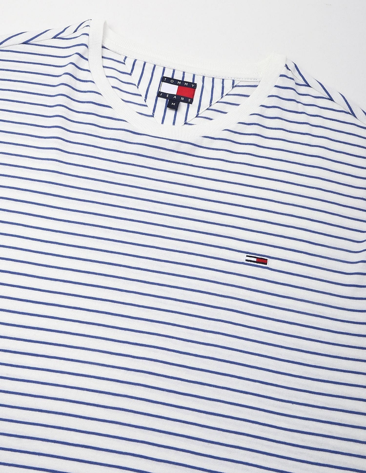 Tommy Hilfiger Striped Slim-Fit Cotton T-Shirt