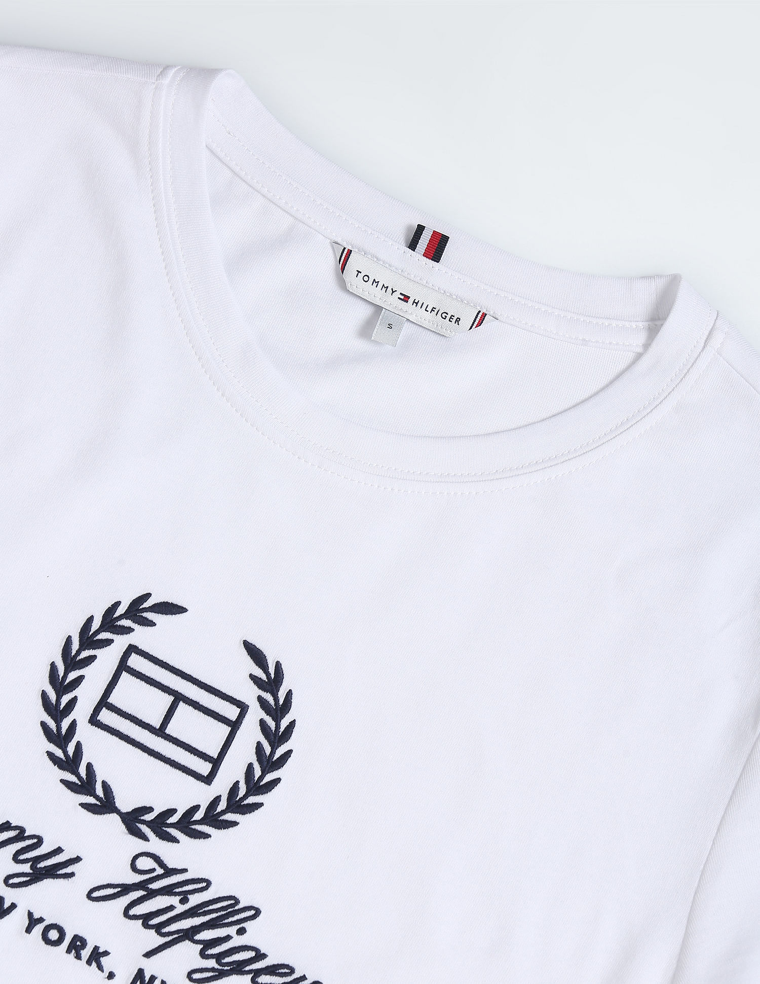 Tommy Hilfiger Flag Script Slim T-Shirt