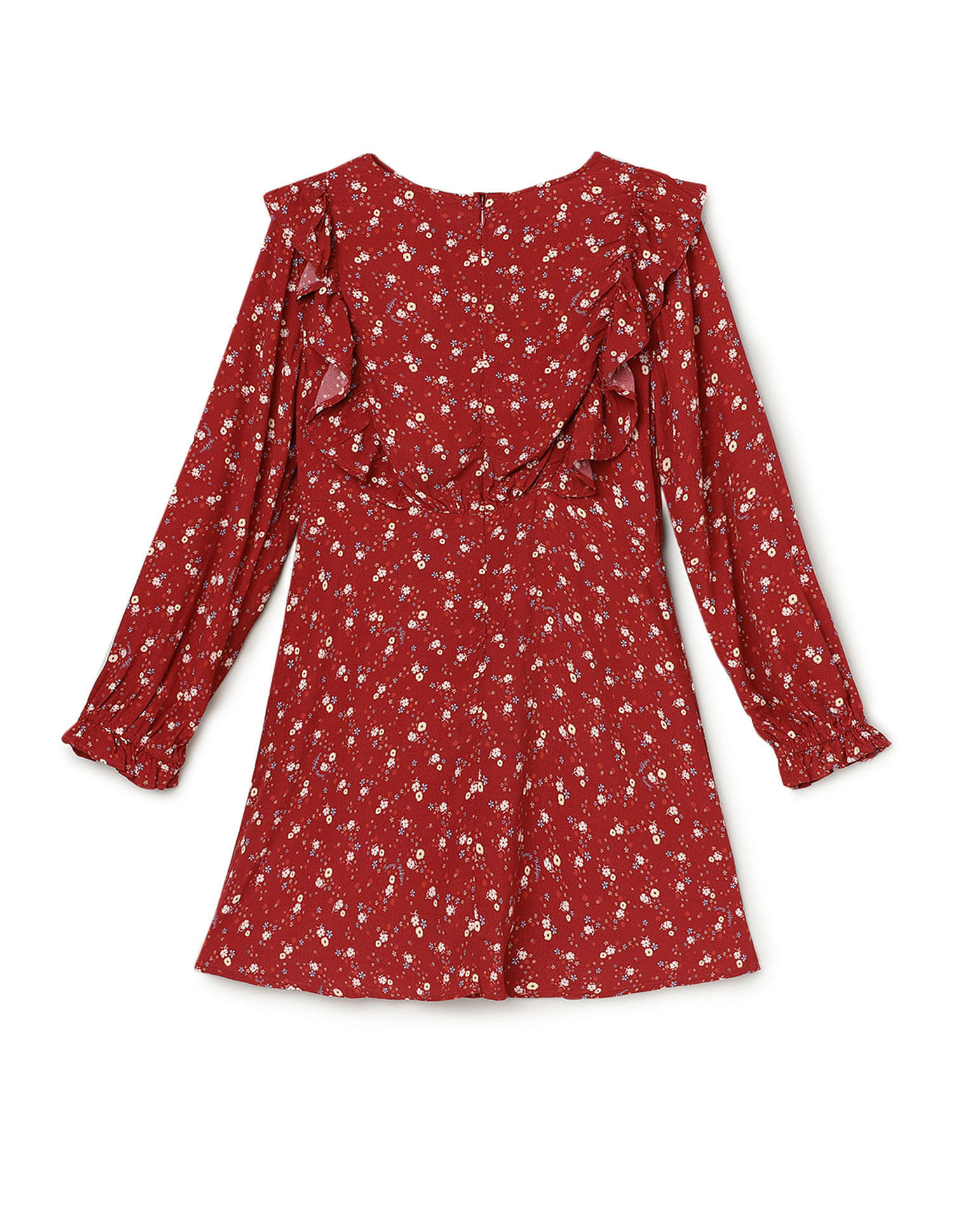 Tommy Hilfiger Kids Girls Floral Fit & Flare Dress