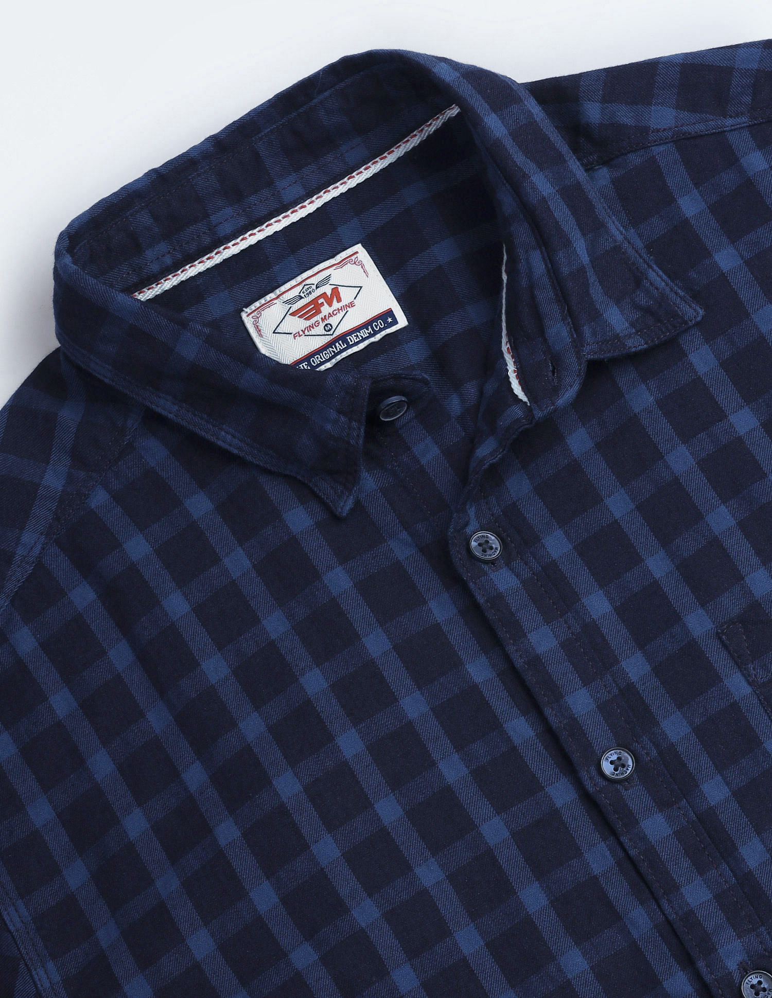 Flying Machine Shepherd Check Slim Fit Shirt