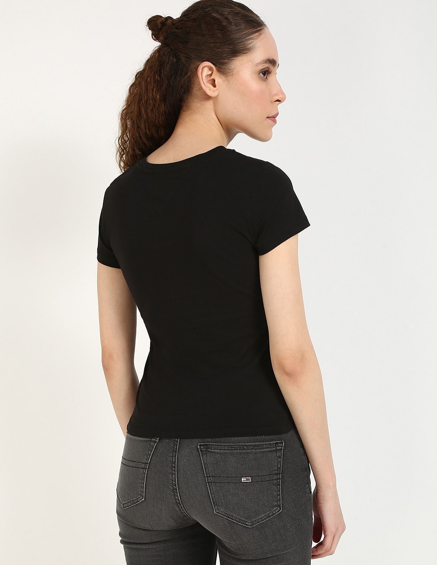 Tommy Hilfiger Solid Slim-Fit Cotton T-Shirt