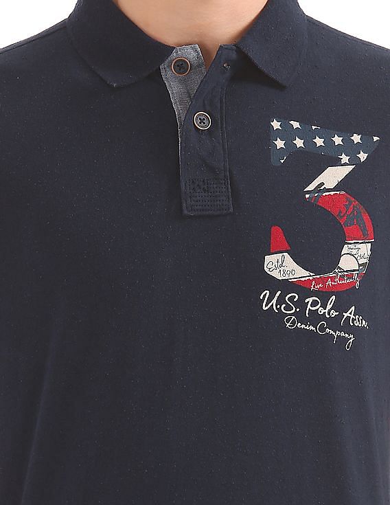 U.S. Polo Assn. Denim Co. Muscle Fit Jersey Polo Shirt