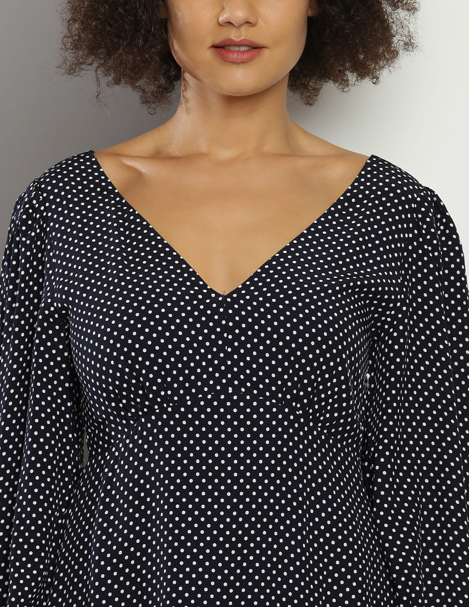 Buy Tommy Hilfiger V-Neck Polka Dot Dress - NNNOW.com