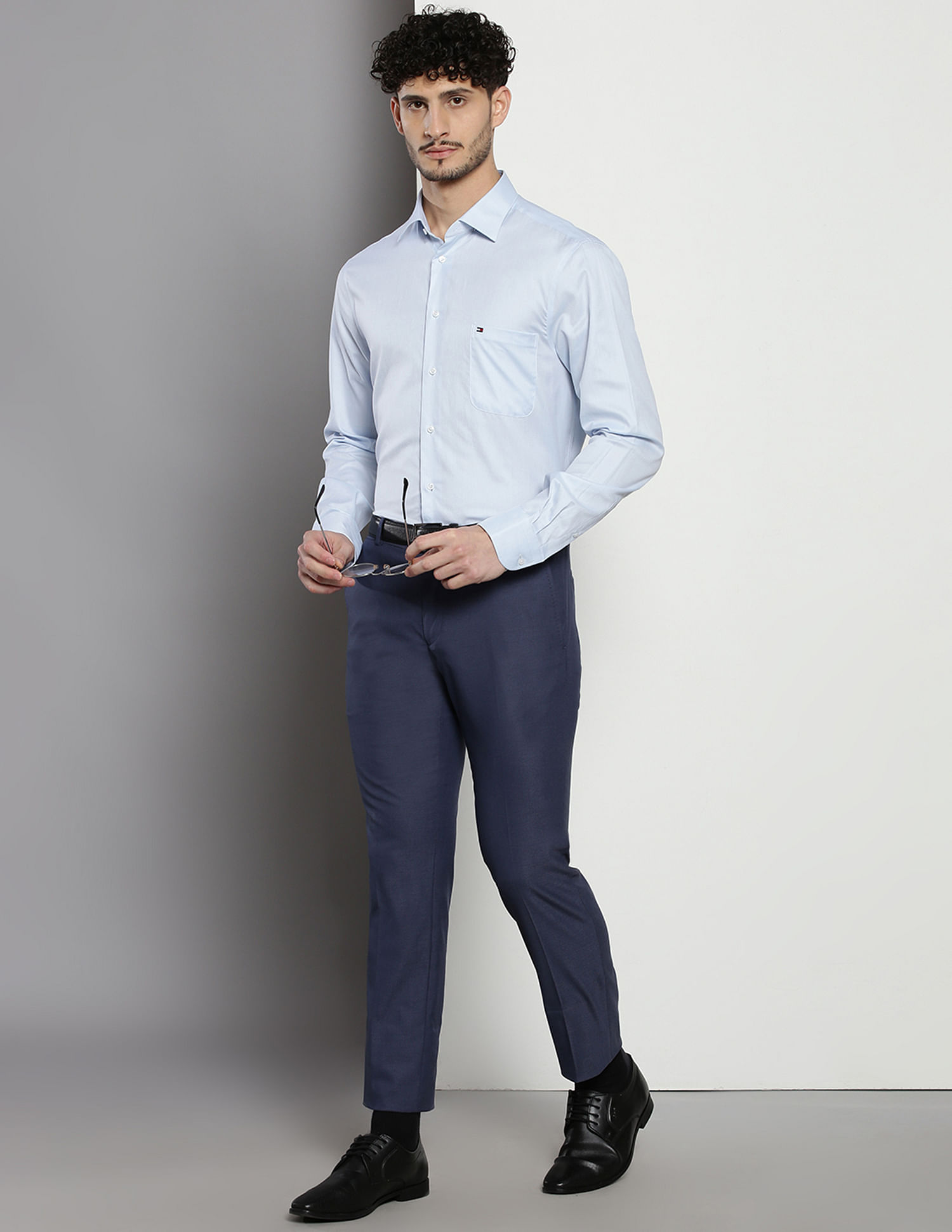 Tommy Hilfiger Cotton Dobby Formal Shirt