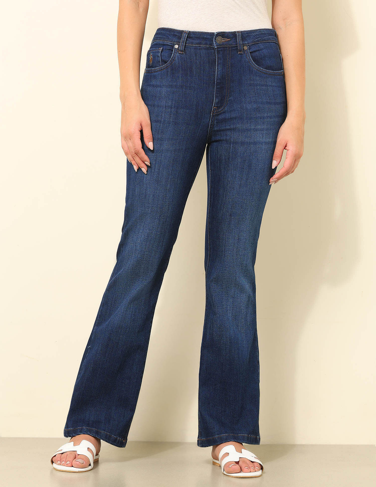 U.S. Polo Assn. Women High Rise Bootcut Jeans