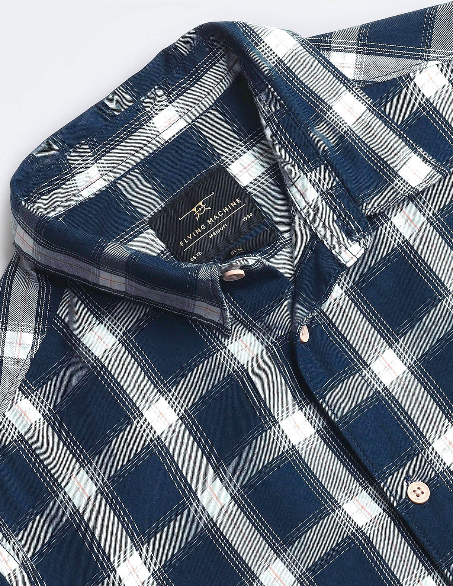 Flying Machine Tartan Check Slim Shirt