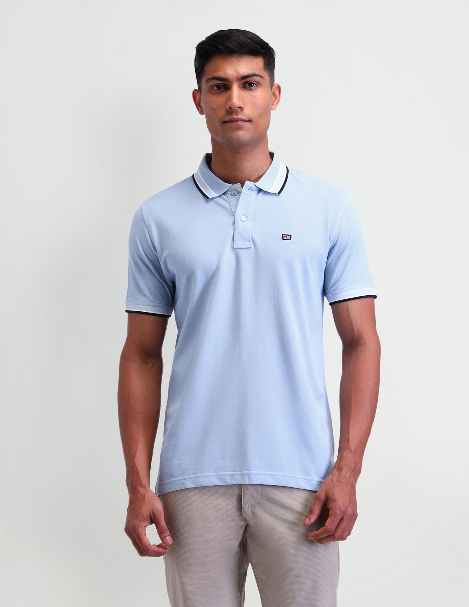 Arrow Sport Solid Regular Fit Polo Shirt