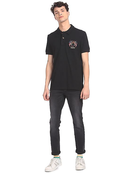 U.S. Polo Assn. Cotton Solid Polo Shirt