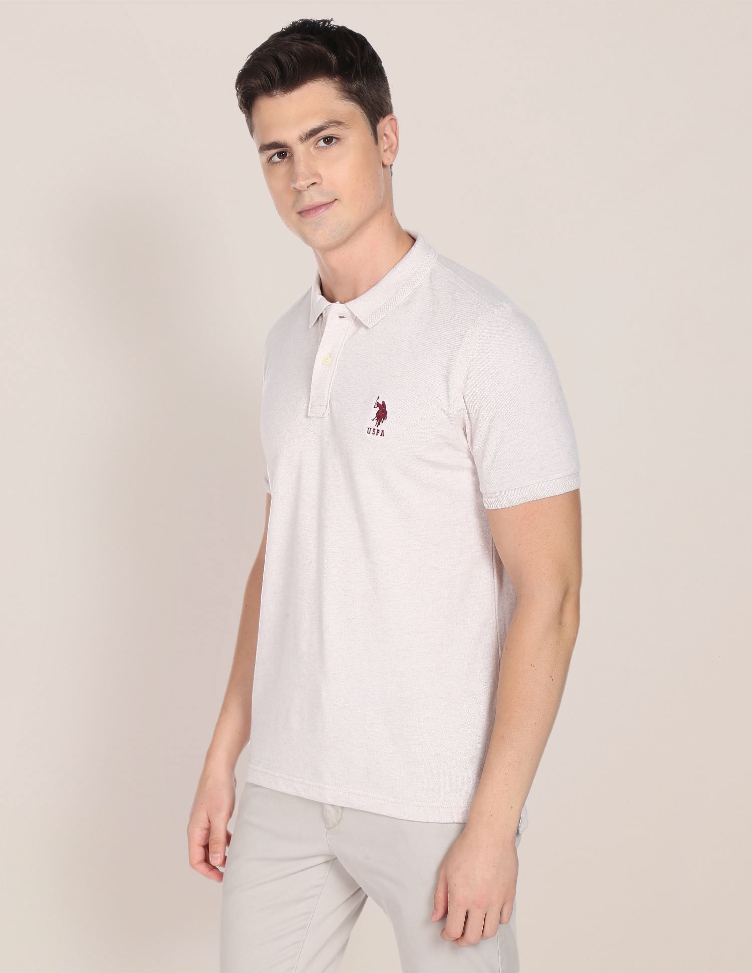 U.S. Polo Assn. Solid Cotton Polo Shirt