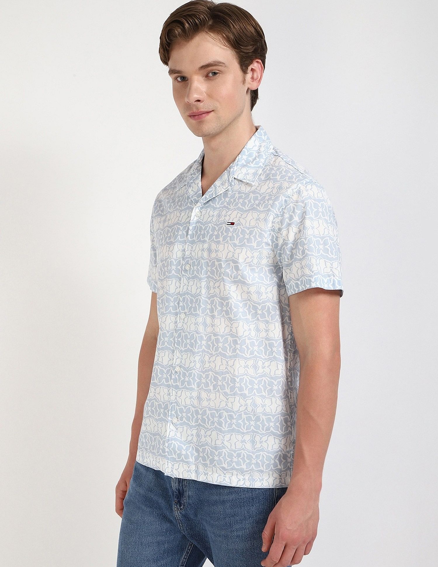 Tommy Hilfiger Printed Regular-Fit Woven Shirt