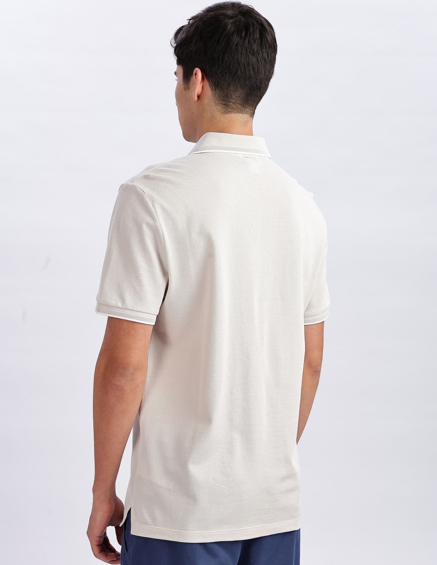 Calvin Klein Jeans Regular-Fit Solid Cotton Polo Shirt