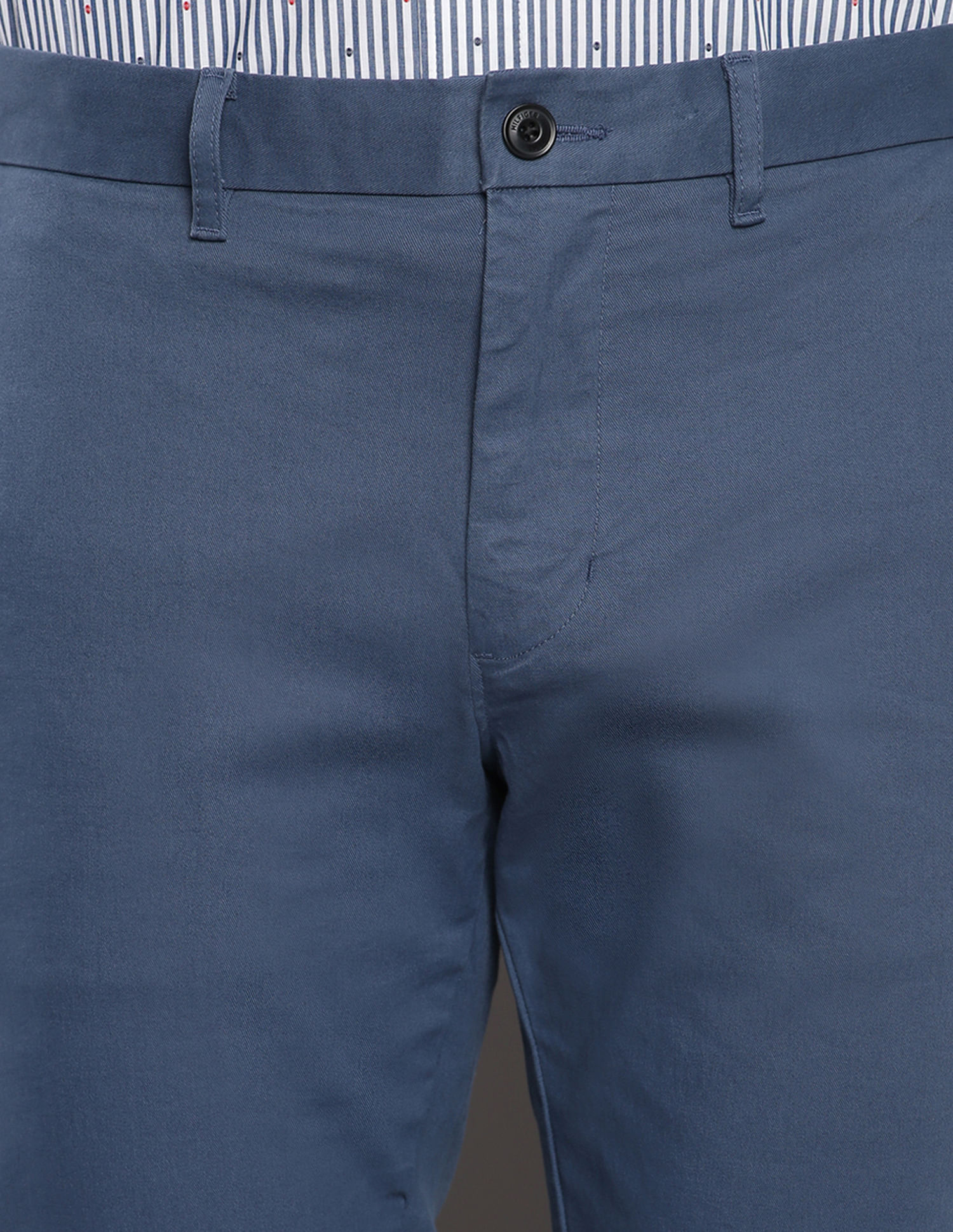 Tommy Hilfiger Cotton Stretch Solid Trousers