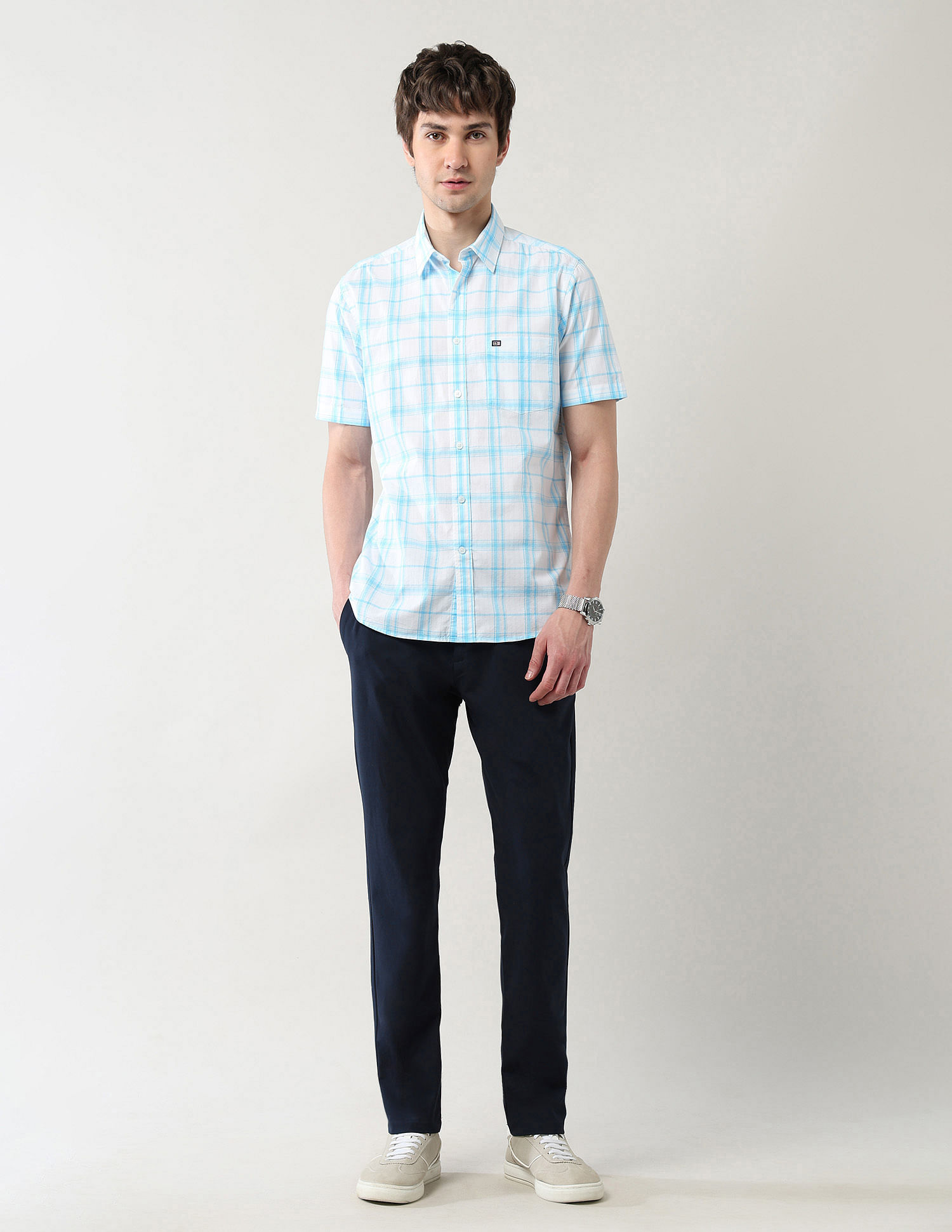 Arrow Sport Madras Checked Regular Fit Shirt